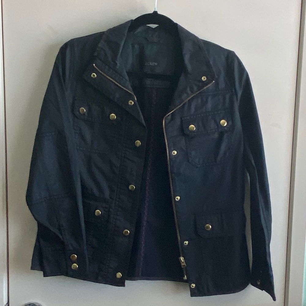 Black J.Crew Downtown Field Jacket